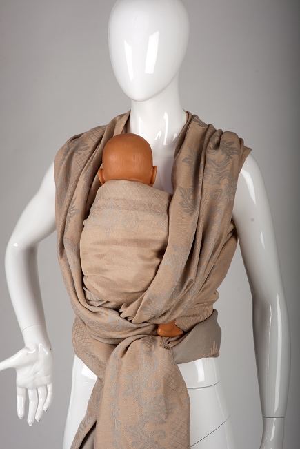 Слинг-шарф Diva Milano cо льном, Barocco Siciliano Aurora