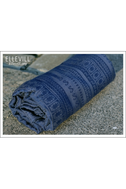 Слинг с кольцами с шелком Ellevill Caelum Blue