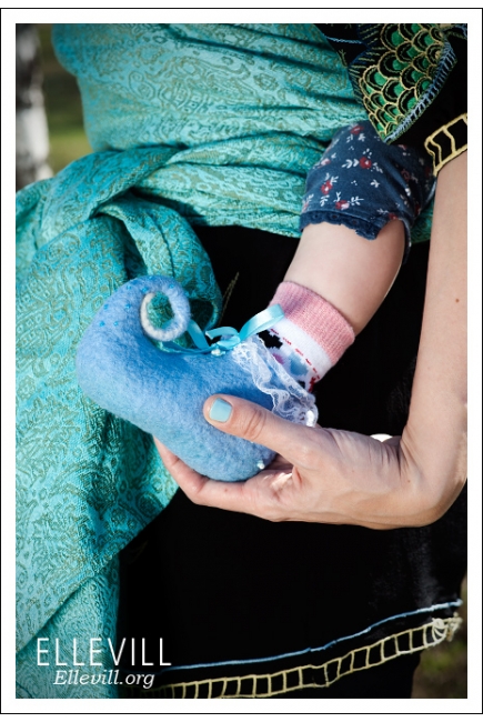 Слинг с кольцами Ellevill Paisley Linger с шелком