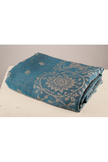 Слинг-шарф Diva Milano cо льном, Barocco Lions Notte Mare