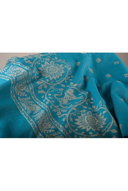 Слинг-шарф Diva Milano, Barocco Lions Turchese