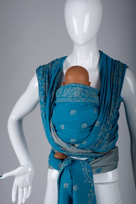 Слинг-шарф Diva Milano, Barocco Lions Turchese