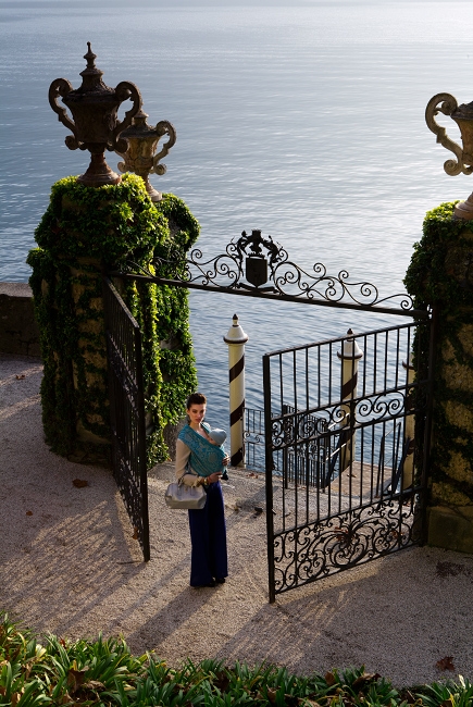 Слинг-шарф Diva Milano, Barocco Lions Turchese