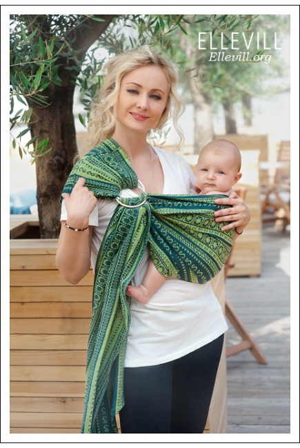 Слинг с кольцами Ellevill Zara Lemongrass