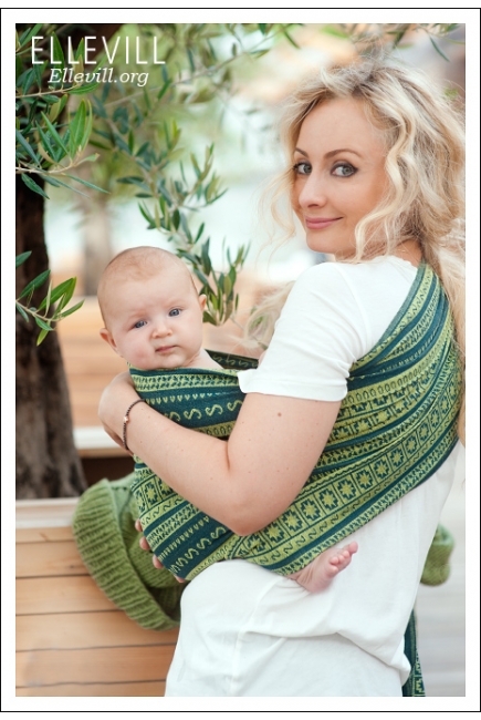 Слинг с кольцами Ellevill Zara Lemongrass