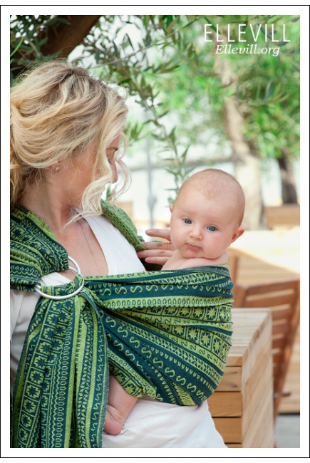 Слинг с кольцами Ellevill Zara Lemongrass