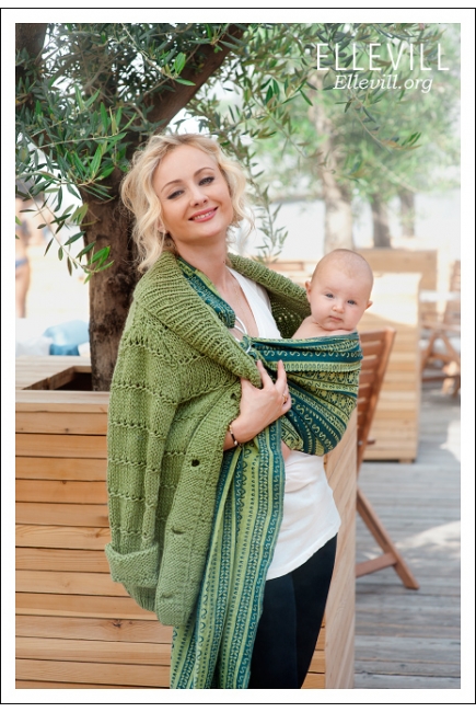 Слинг с кольцами Ellevill Zara Lemongrass