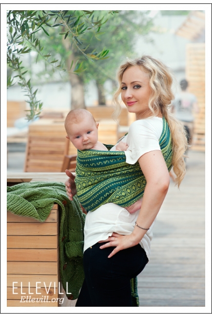 Слинг с кольцами Ellevill Zara Lemongrass