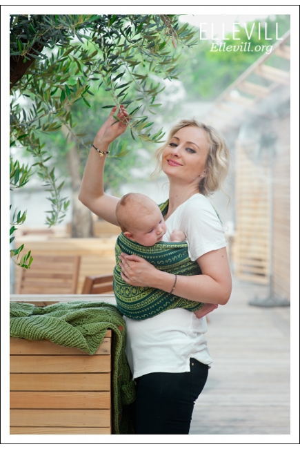 Слинг с кольцами Ellevill Zara Lemongrass