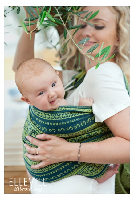 Слинг с кольцами Ellevill Zara Lemongrass