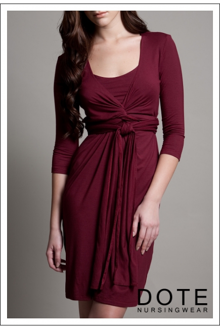 Платье DOTE "Madison", цвет бургунди