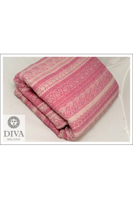 Слинг с кольцами Diva Milano с шерстью, Merletti Rosa