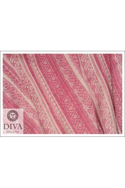 Слинг с кольцами Diva Milano с шерстью, Merletti Rosa