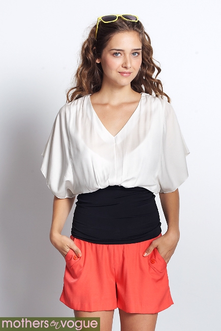 Топ для кормления с компрессионным поясом Mothers en Vogue "Myo Waist Shaper"