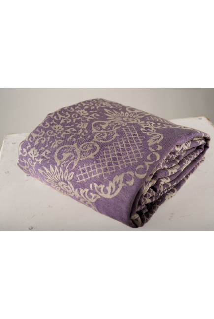 Слинг-шарф Diva Milano cо льном, Barocco Napoletano Viola