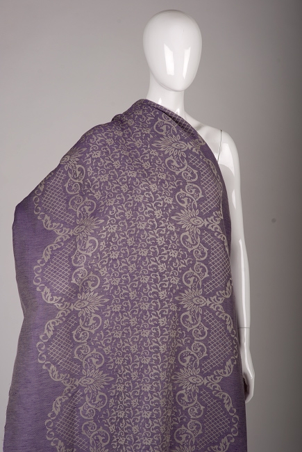 Слинг-шарф Diva Milano cо льном, Barocco Napoletano Viola