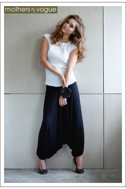 Арабские штаны-комбинезон Mothers en Vogue, цвет черный