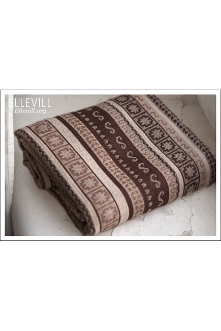 Слинг с кольцами Ellevill Zara Tricolor Sandstorm со льном