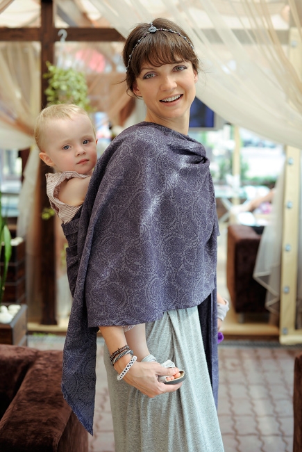 Слинг с кольцами Ellevill Paisley Silver