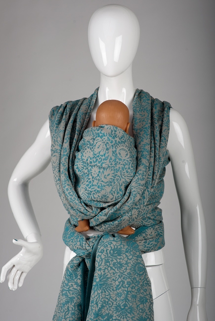 Слинг-шарф Diva Milano cо льном, Veneziano Mare