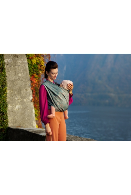 Слинг-шарф Diva Milano cо льном, Veneziano Mare