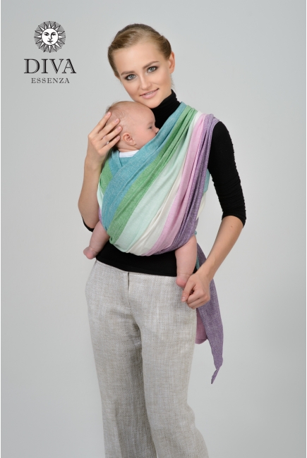 Слинг-шарф двойного диагонального плетения Diva Essenza, Sirena