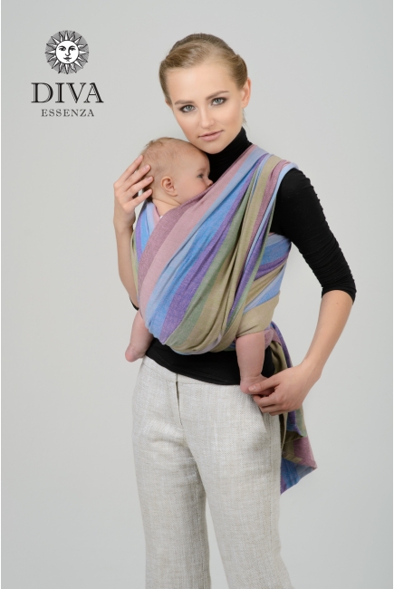 Слинг-шарф двойного диагонального плетения Diva Essenza, Prato