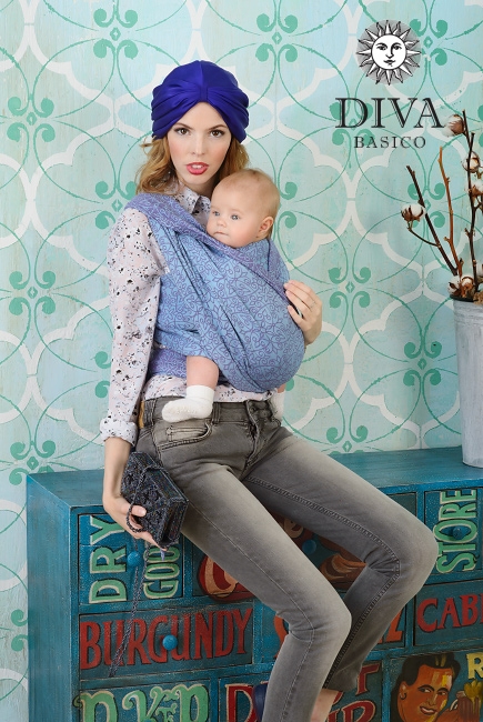 Слинг-шарф Diva Basico, Celeste