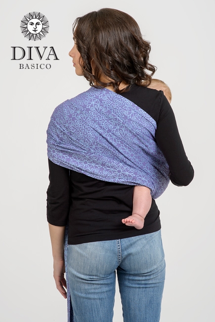 Слинг с кольцами Diva Basico, Celeste