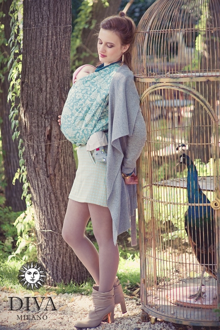 Слинг-шарф Diva Milano, Rose Mare со льном