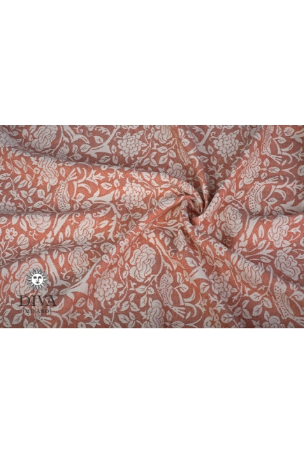 Слинг-шарф Diva Milano cо льном и коноплей, Rose Spezia