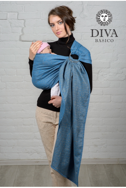 Слинг с кольцами Diva Basico, Zaffiro