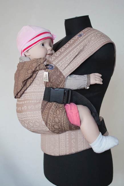 Слинг-рюкзак Karaush, Ellevill Zara Sand/Zara Chocco