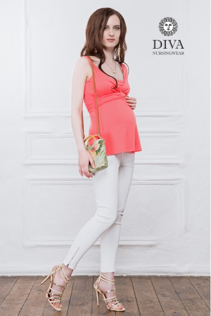 Топ для кормящих и беременных Diva Nursingwear Alba, цвет Corallo