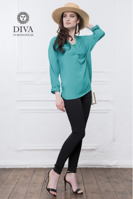 Топ для кормящих и беременных Diva Nursingwear Carla, Smeraldo