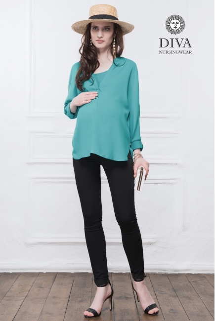 Топ для кормящих и беременных Diva Nursingwear Carla, Smeraldo