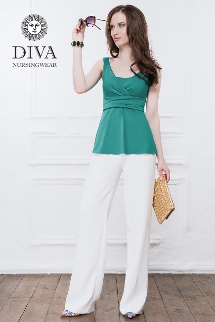 Топ для кормящих и беременных Diva Nursingwear Alba, цвет Smeraldo