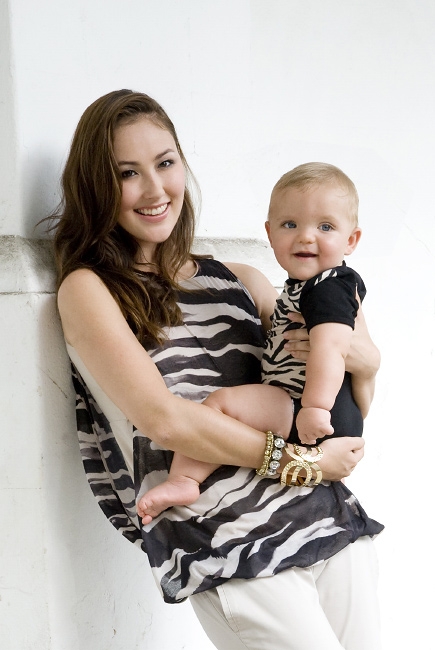 Топ для кормления Mothers en Vogue "Bubble Hem Atelier Tank", принт Zebra