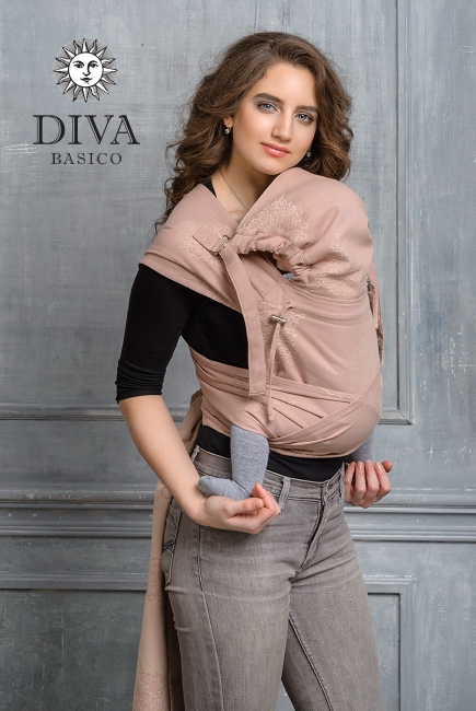 Май-слинг Diva Basico, Aurora с капюшоном