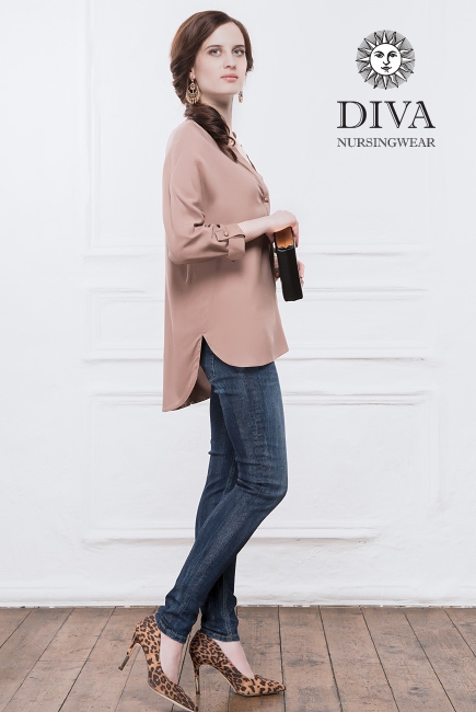 Топ для кормящих и беременных Diva Nursingwear Carla, Moka