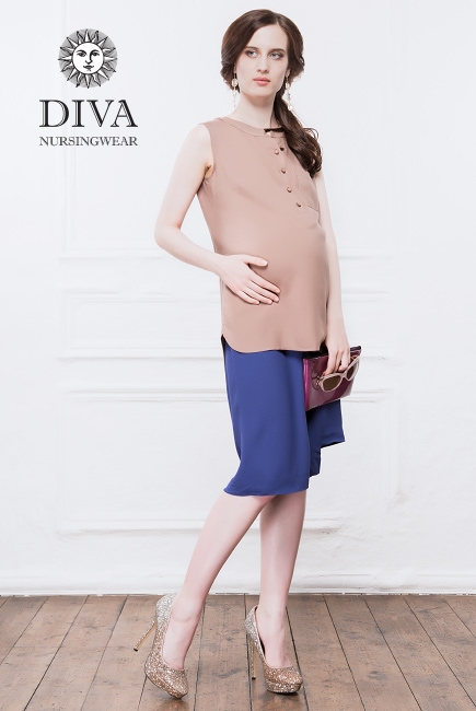 Топ для кормящих и беременных Diva Nursingwear Celia, Moka