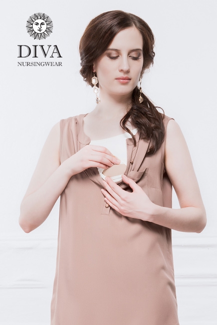 Топ для кормящих и беременных Diva Nursingwear Celia, Moka