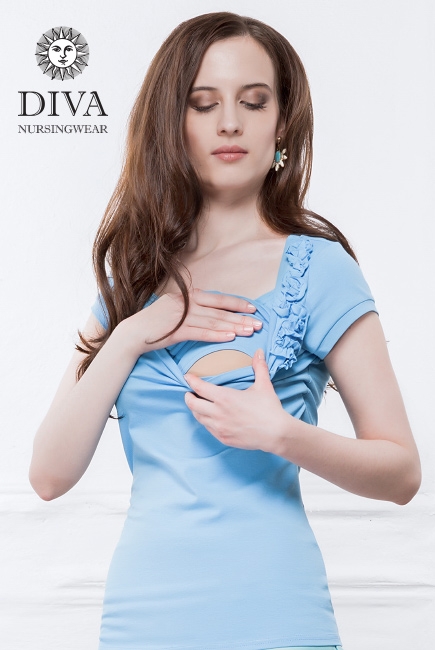 Топ для кормления Diva Nursingwear Dalia, цвет Celeste