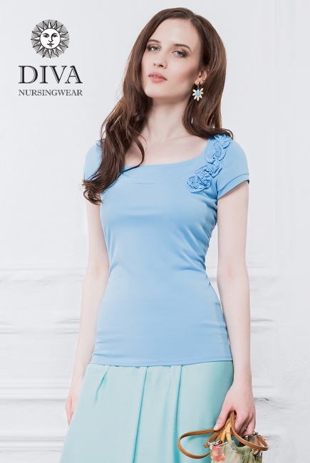 Топ для кормления Diva Nursingwear Dalia, цвет Celeste