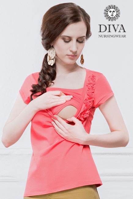Топ для кормления Diva Nursingwear Dalia, цвет Corallo