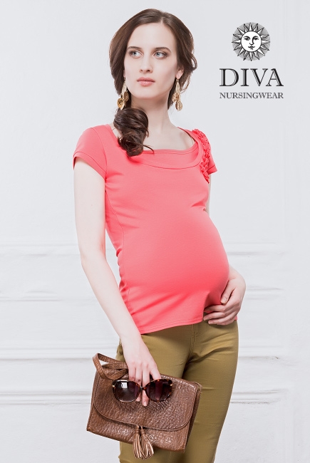 Топ для кормления Diva Nursingwear Dalia, цвет Corallo