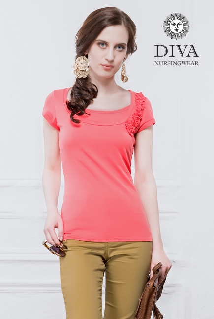 Топ для кормления Diva Nursingwear Dalia, цвет Corallo
