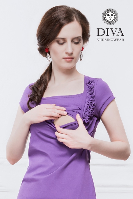 Топ для кормления Diva Nursingwear Dalia, цвет Viola