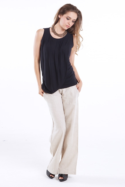 Топ для кормления Mothers en Vogue Goddess без рукавов, черный