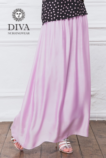 Юбка с шелком для беременных и родивших Diva Nursingwear Ines, Lavanda